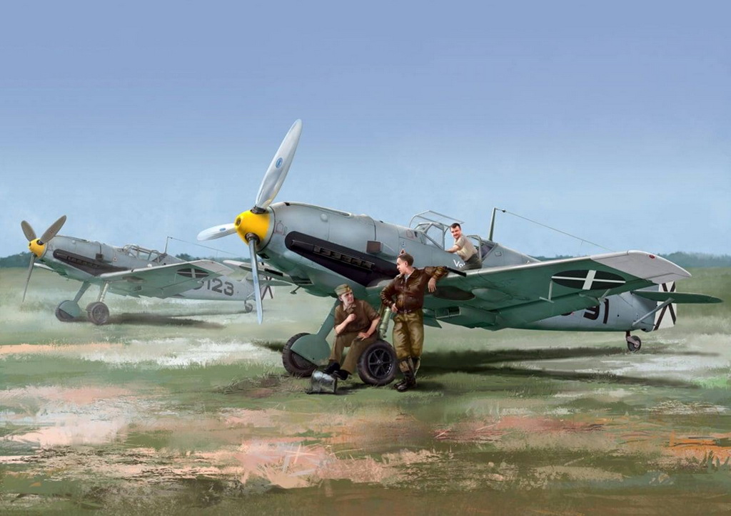 Wingsy Kits 1/48 Ölçek D5-09 MESSERSCHMITT Bf 109 E-1 and E-3 “Legion Condor”