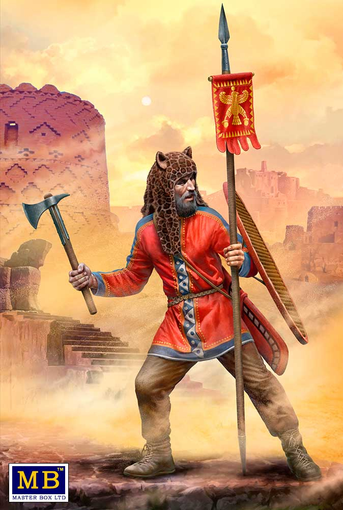 MASTERBOX 1/32 Figure Flag Officer Of The Persian Heavy Infantry - Greco-Persian Wars