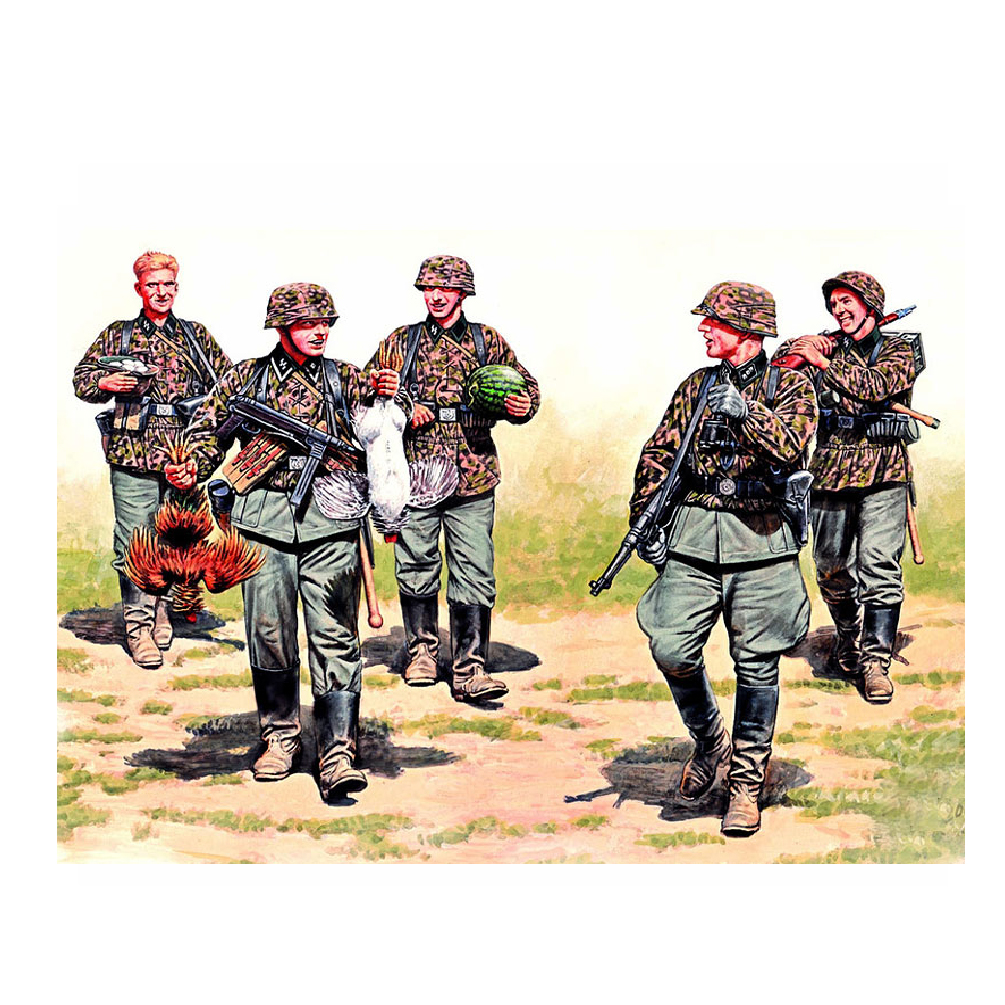 MASTER BOX 1/35 figure Alman Elit Piyade, Doğu Cephesi, 2. Dünya Savaşı