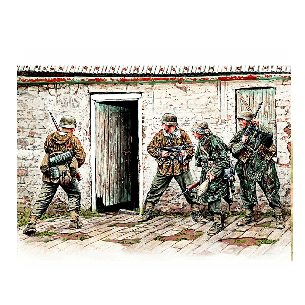 MASTER BOX 1/35 figure  German Infantry. Western Europe. 1944-1945