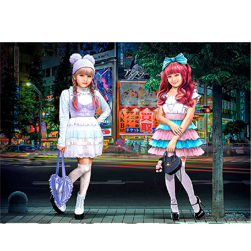 MASTER BOX figure Kawaii moda liderleri. Minami ve Mai