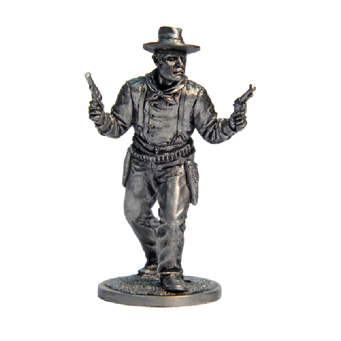 Cowboy with two pistols